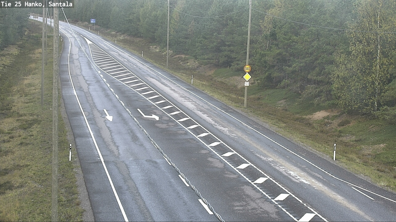 Weather Camera Image Road 25 Hanko, Santala, Hanko, Uusimaa
