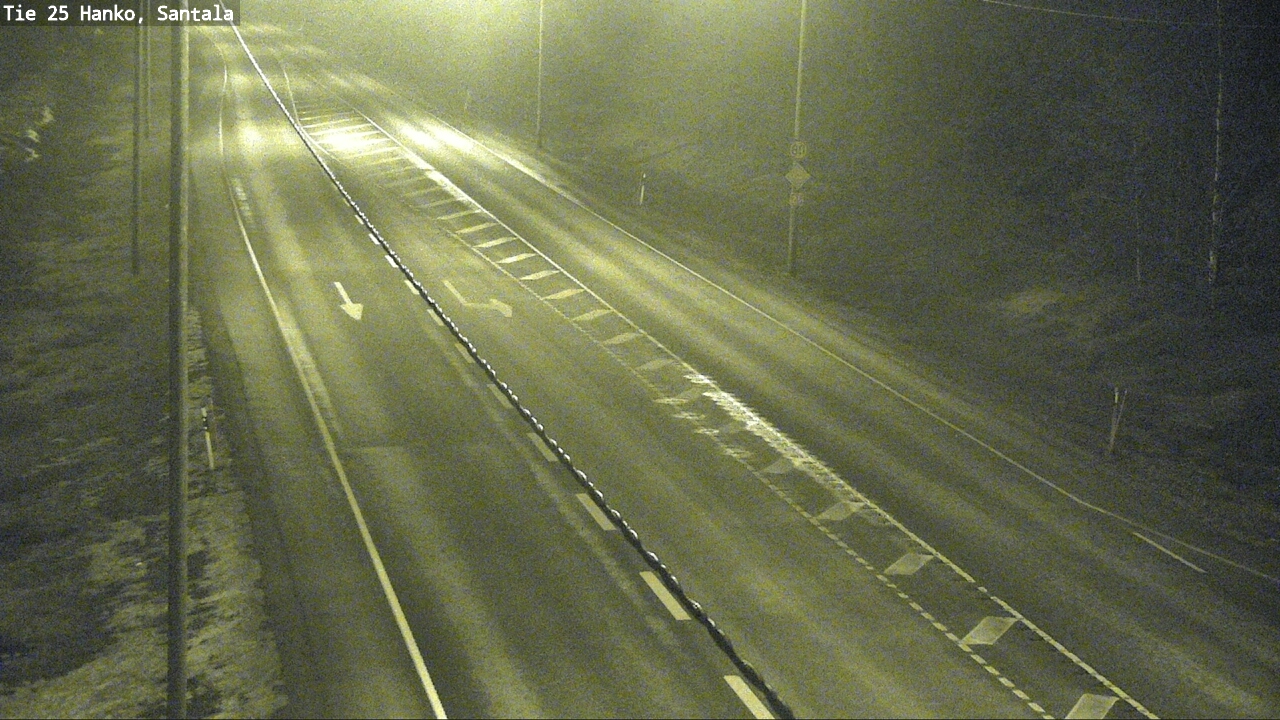 Weather Camera Image Road 25 Hanko, Santala, Hanko, Uusimaa