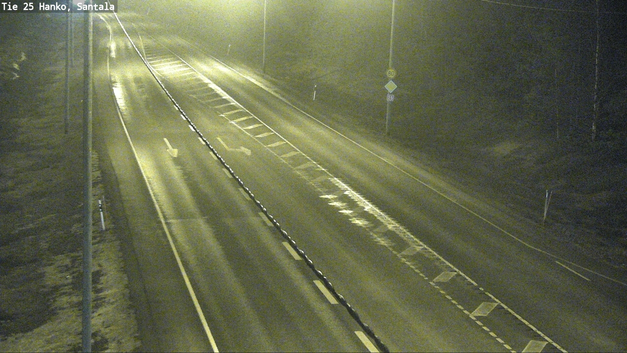 Weather Camera Image Road 25 Hanko, Santala, Hanko, Uusimaa