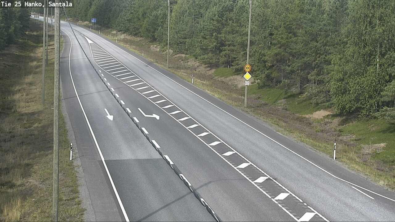 Weather Camera Image Road 25 Hanko, Santala, Hanko, Uusimaa