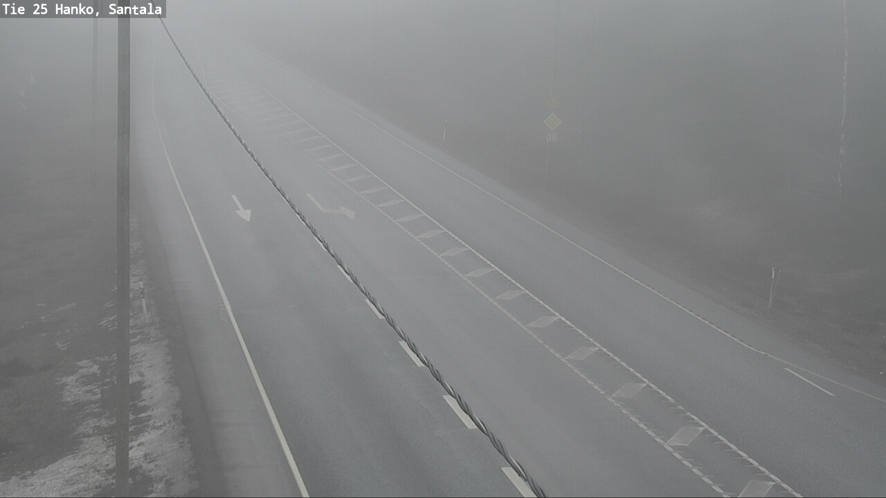 Weather Camera Image Road 25 Hanko, Santala, Hanko, Uusimaa