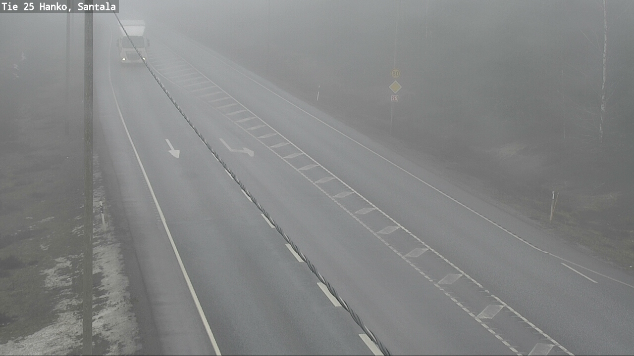 Weather Camera Image Road 25 Hanko, Santala, Hanko, Uusimaa