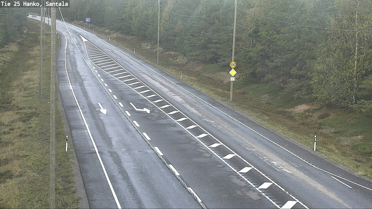 Weather Camera Image Road 25 Hanko, Santala, Hanko, Uusimaa