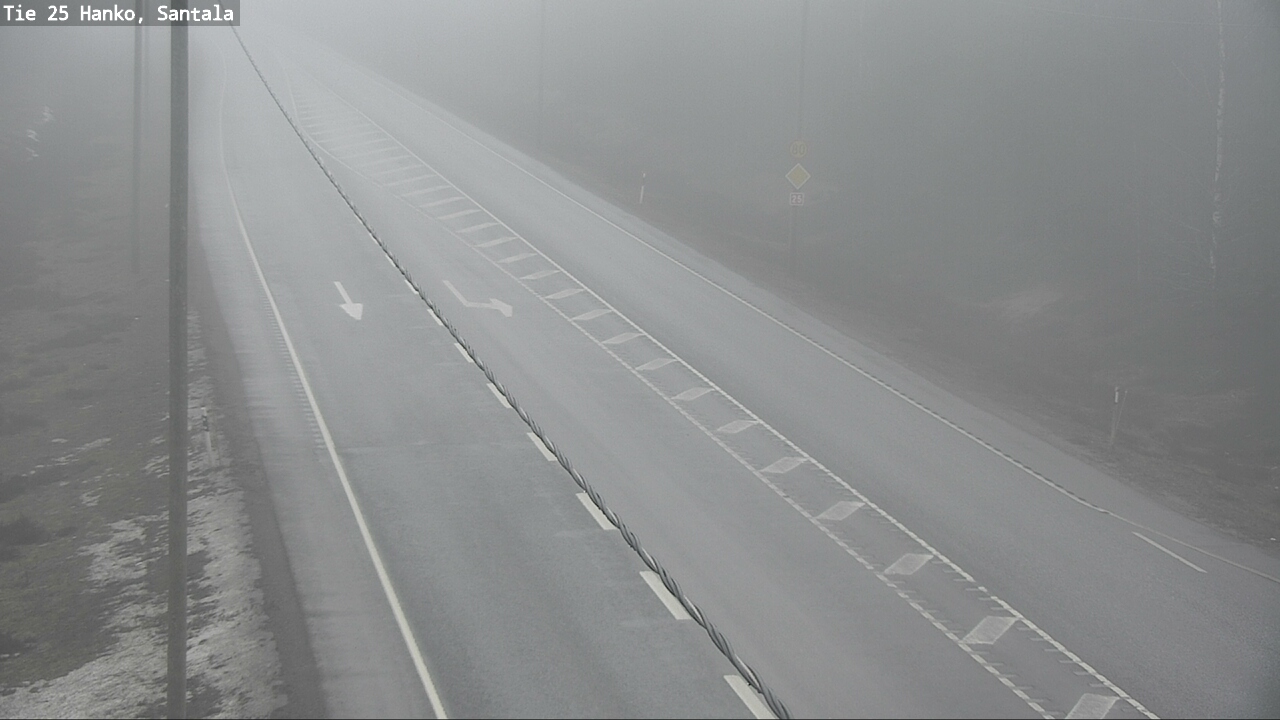 Weather Camera Image Road 25 Hanko, Santala, Hanko, Uusimaa