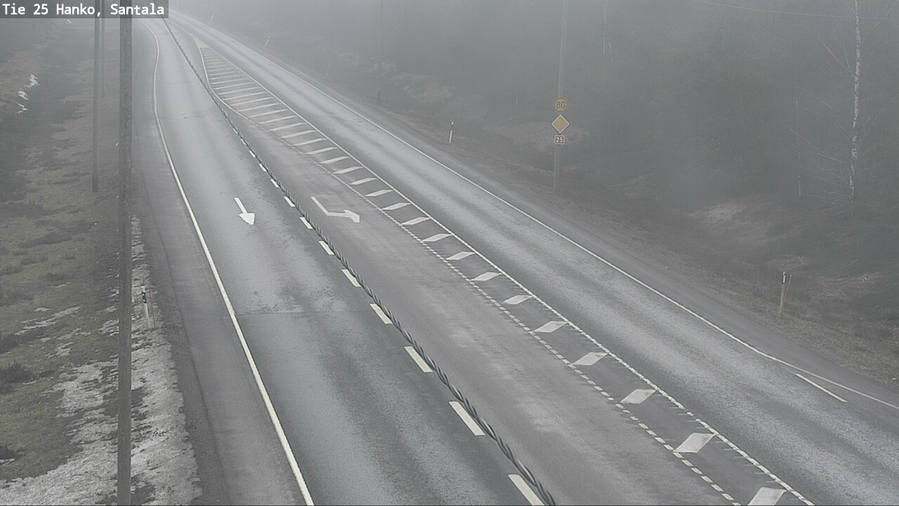 Weather Camera Image Road 25 Hanko, Santala, Hanko, Uusimaa