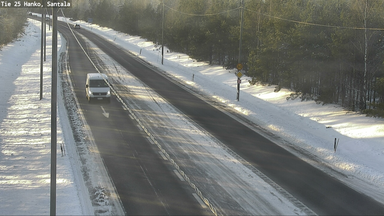 Weather Camera Image Road 25 Hanko, Santala, Hanko, Uusimaa