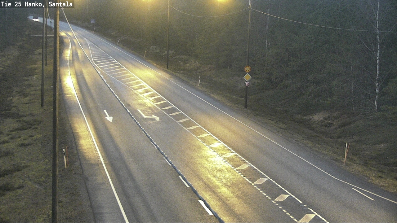 Weather Camera Image Väg 25 Hangö, Sandö, Hanko, Uusimaa