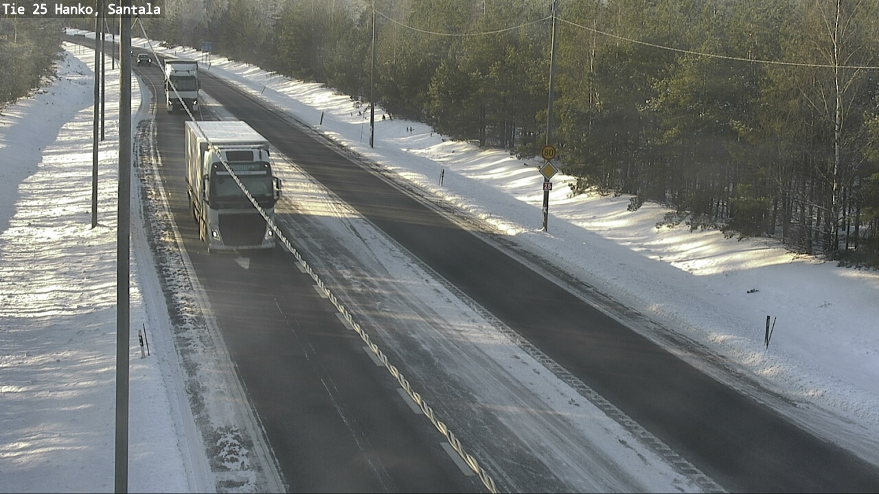Weather Camera Image Road 25 Hanko, Santala, Hanko, Uusimaa