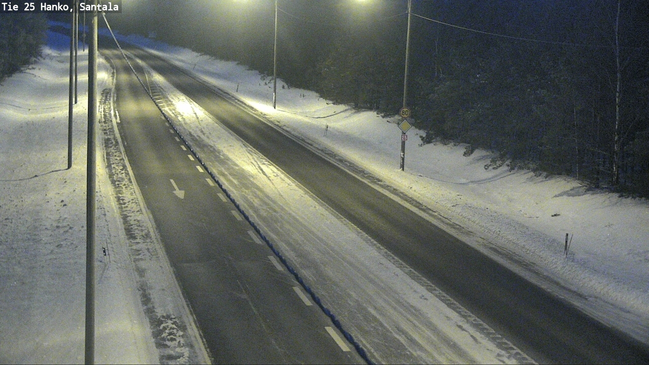 Weather Camera Image Road 25 Hanko, Santala, Hanko, Uusimaa