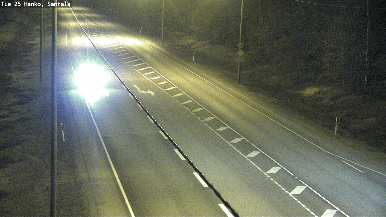 Weather Camera Image Road 25 Hanko, Santala, Hanko, Uusimaa