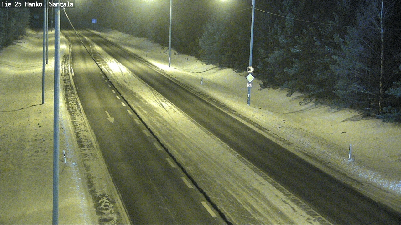 Weather Camera Image Road 25 Hanko, Santala, Hanko, Uusimaa