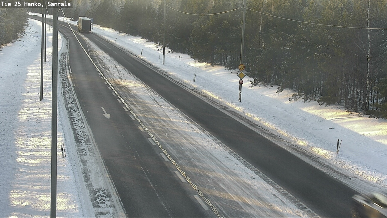 Weather Camera Image Road 25 Hanko, Santala, Hanko, Uusimaa