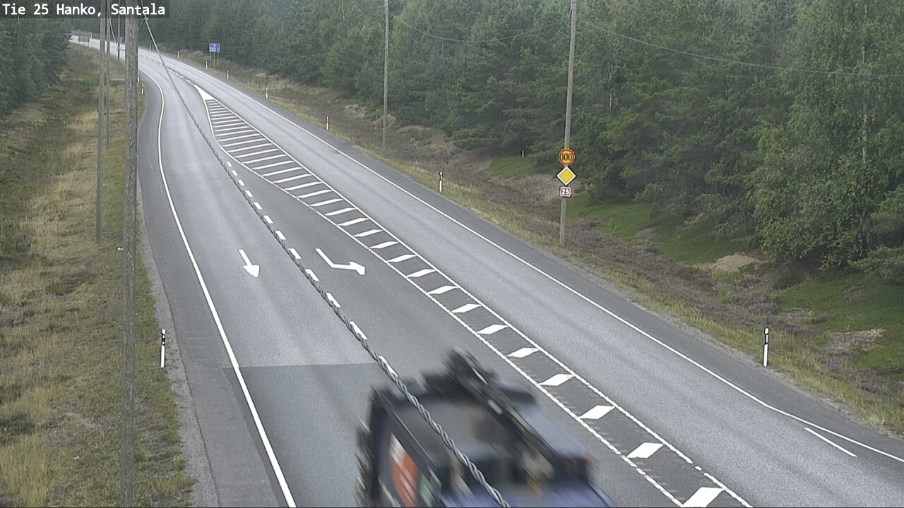 Weather Camera Image Road 25 Hanko, Santala, Hanko, Uusimaa