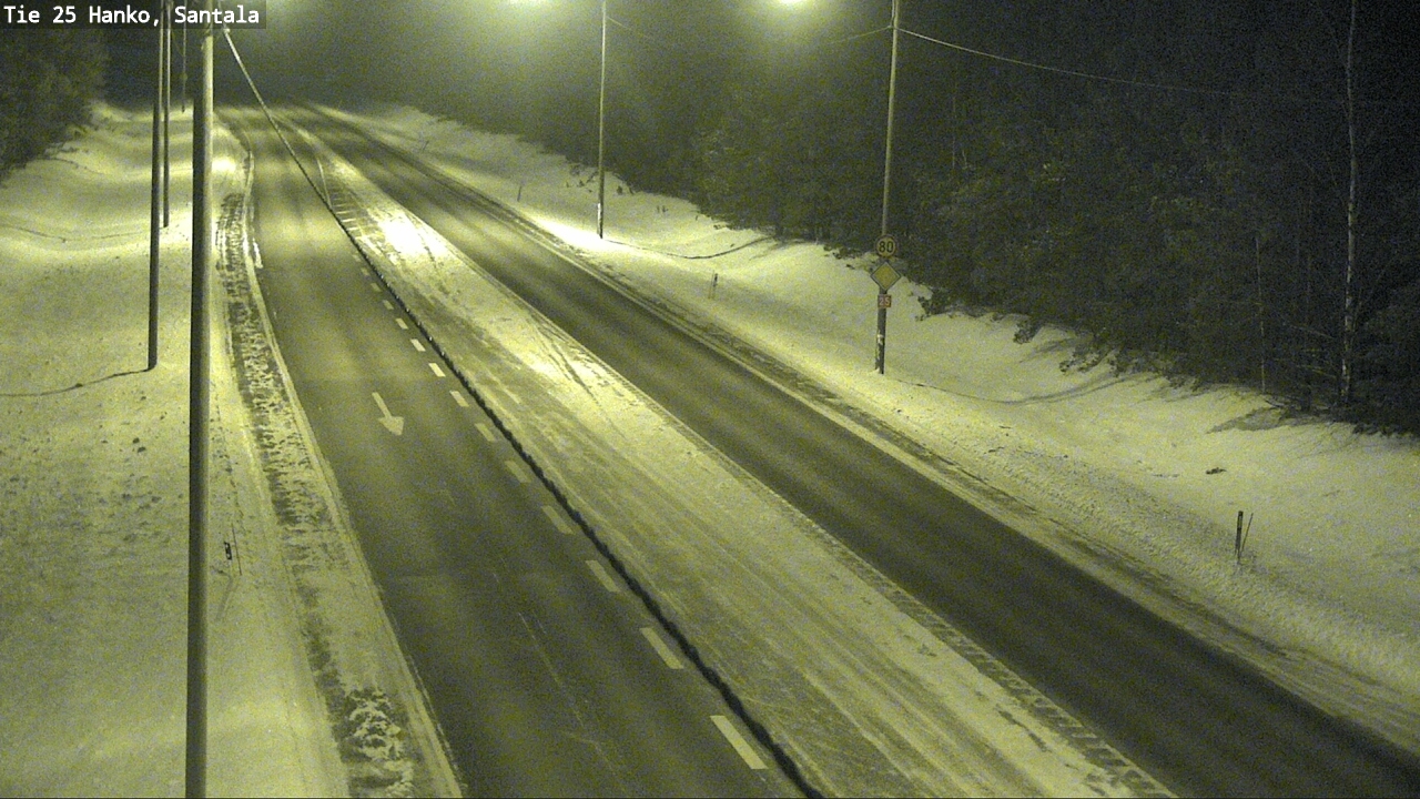 Weather Camera Image Road 25 Hanko, Santala, Hanko, Uusimaa