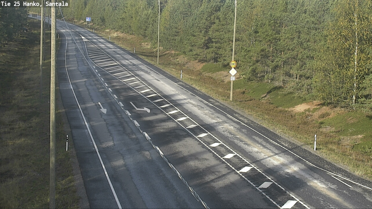 Weather Camera Image Road 25 Hanko, Santala, Hanko, Uusimaa