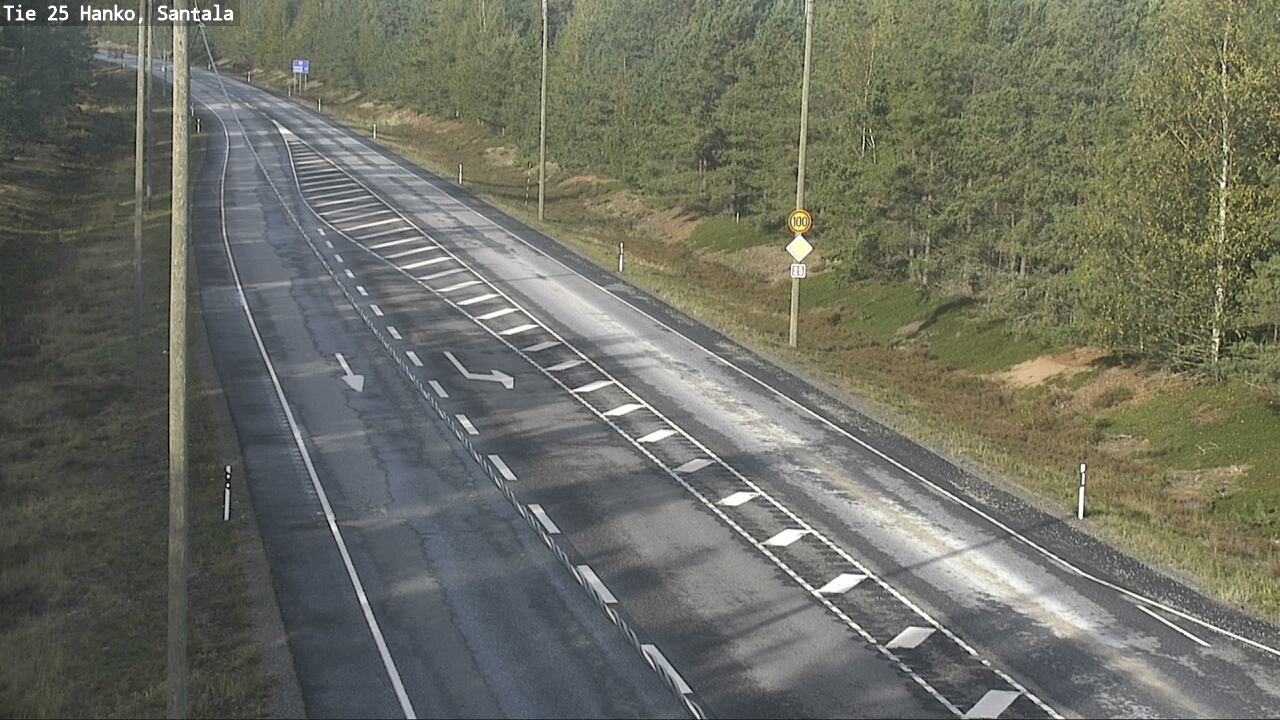 Weather Camera Image Road 25 Hanko, Santala, Hanko, Uusimaa