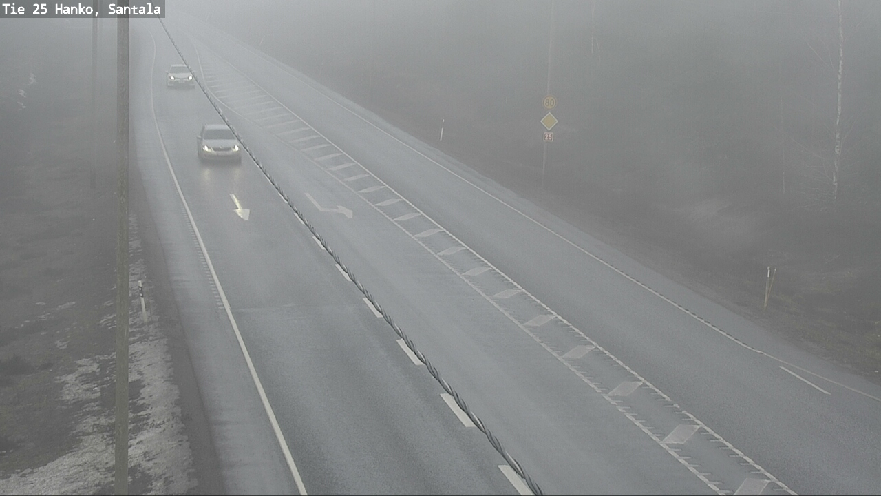 Weather Camera Image Road 25 Hanko, Santala, Hanko, Uusimaa