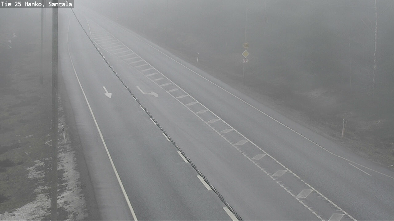 Weather Camera Image Road 25 Hanko, Santala, Hanko, Uusimaa