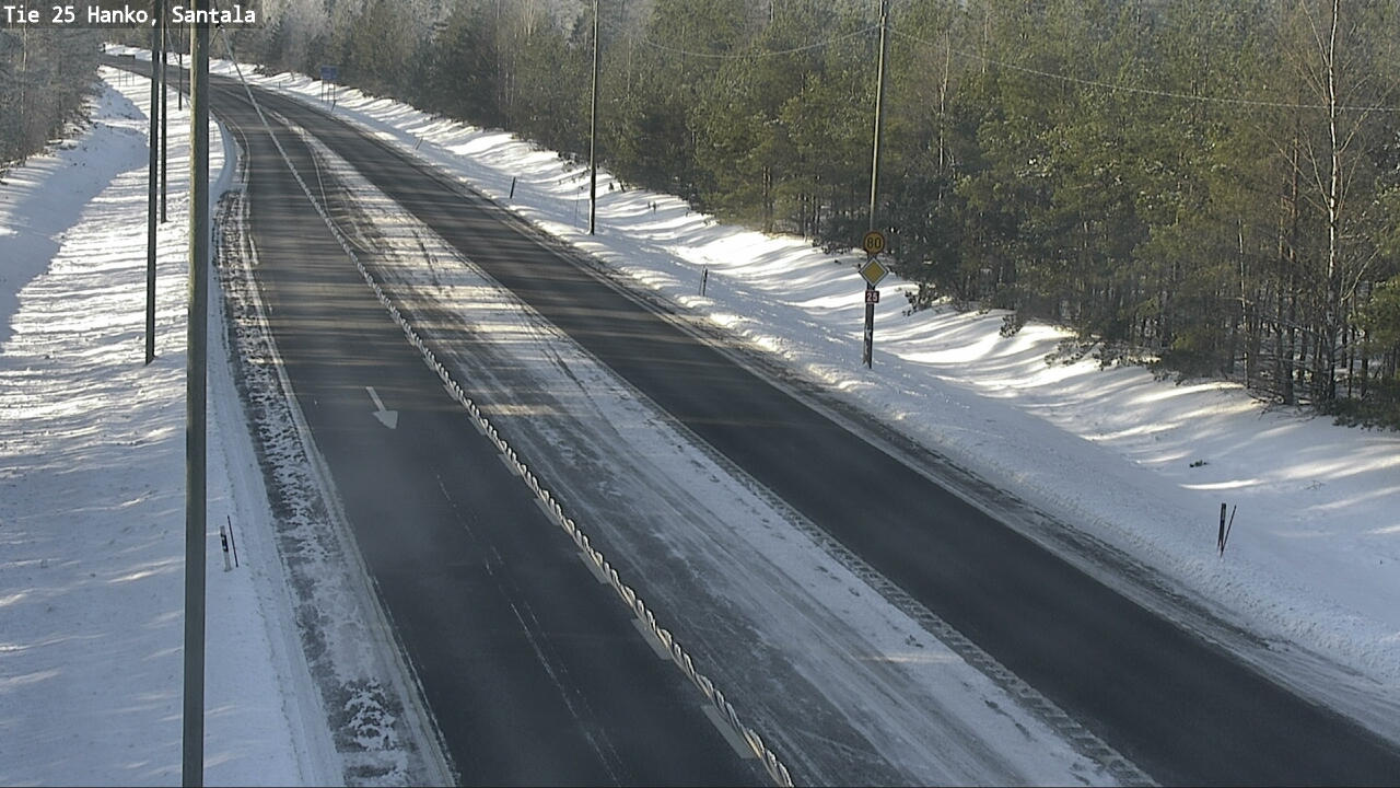 Weather Camera Image Road 25 Hanko, Santala, Hanko, Uusimaa