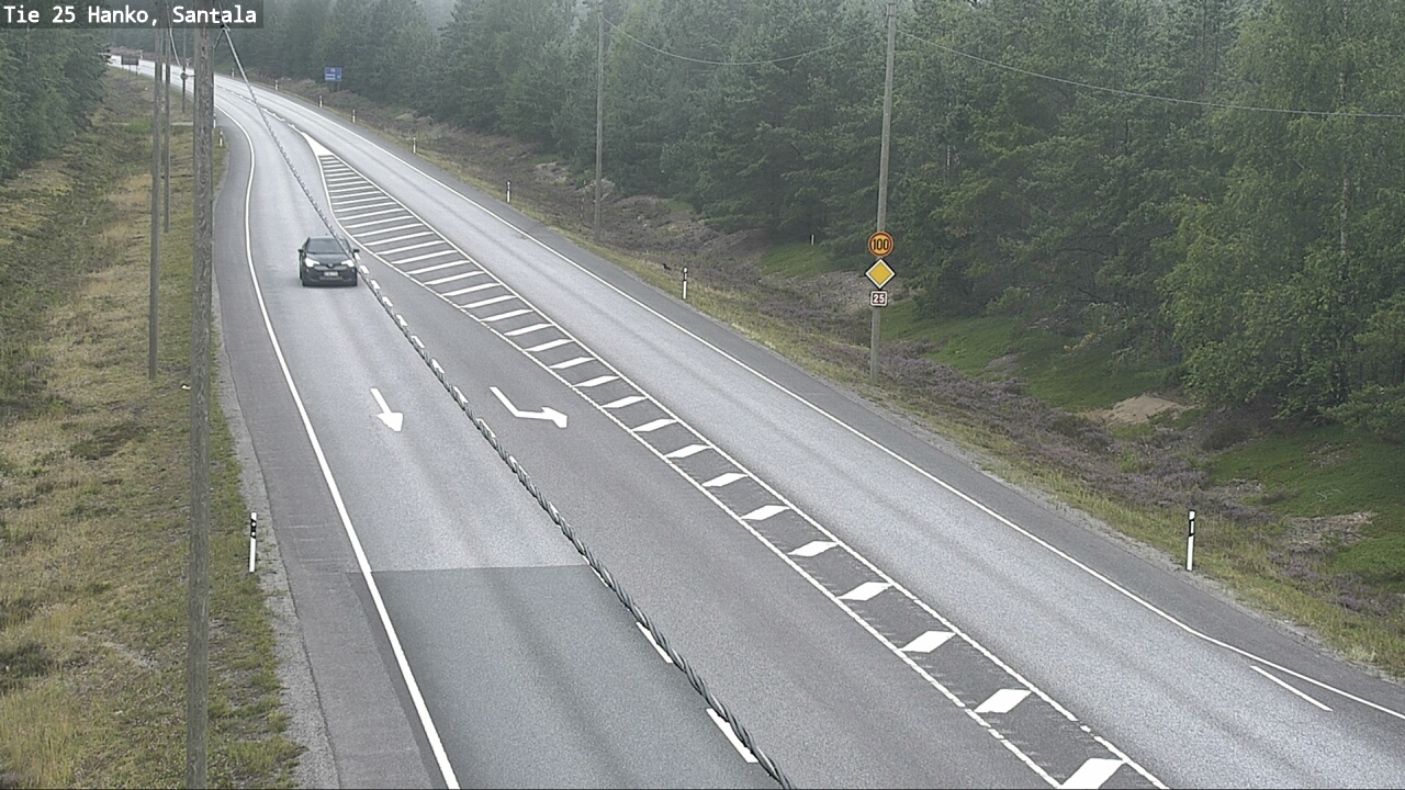 Weather Camera Image Väg 25 Hangö, Sandö, Hanko, Uusimaa