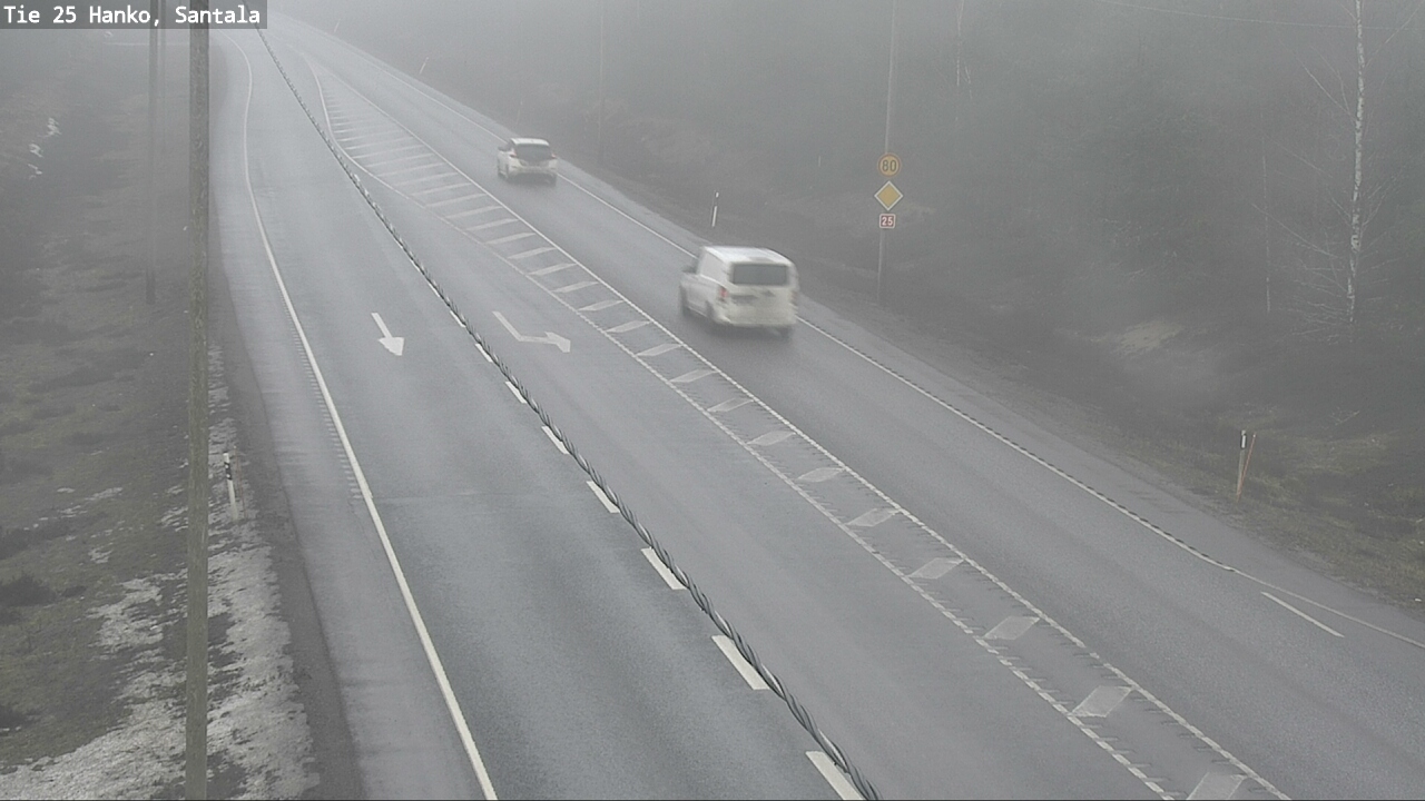 Weather Camera Image Road 25 Hanko, Santala, Hanko, Uusimaa