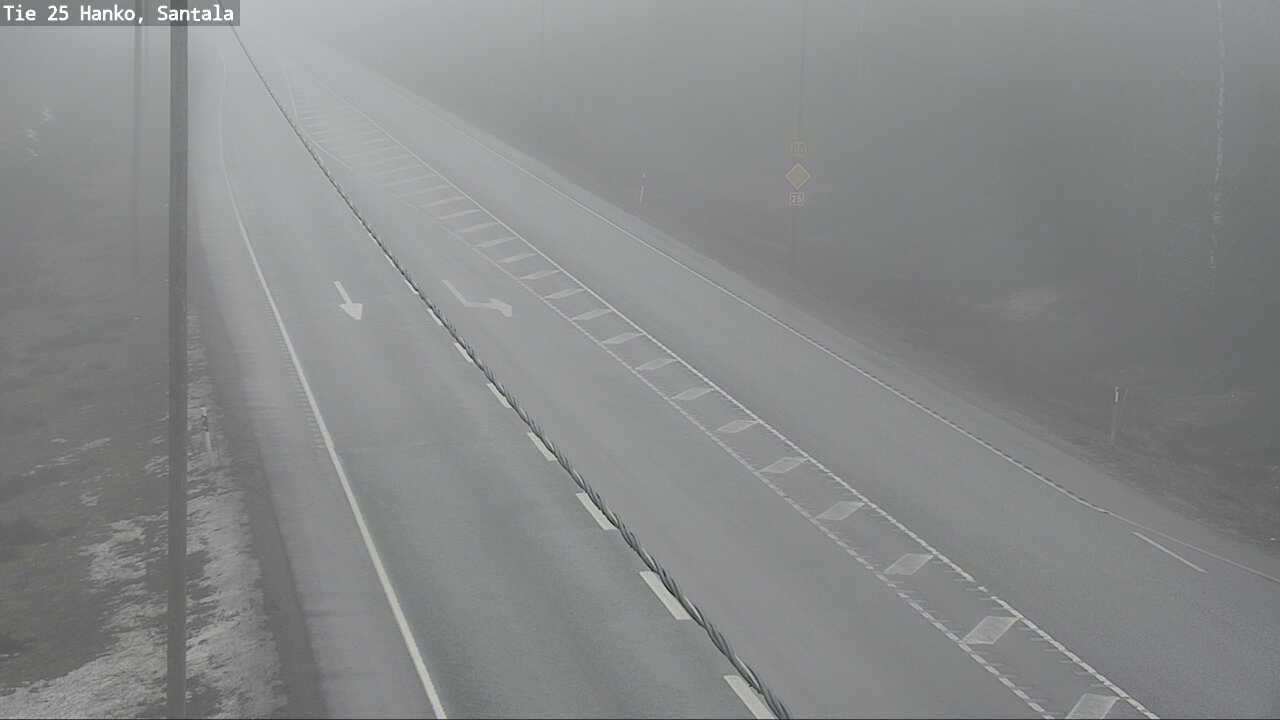 Weather Camera Image Road 25 Hanko, Santala, Hanko, Uusimaa