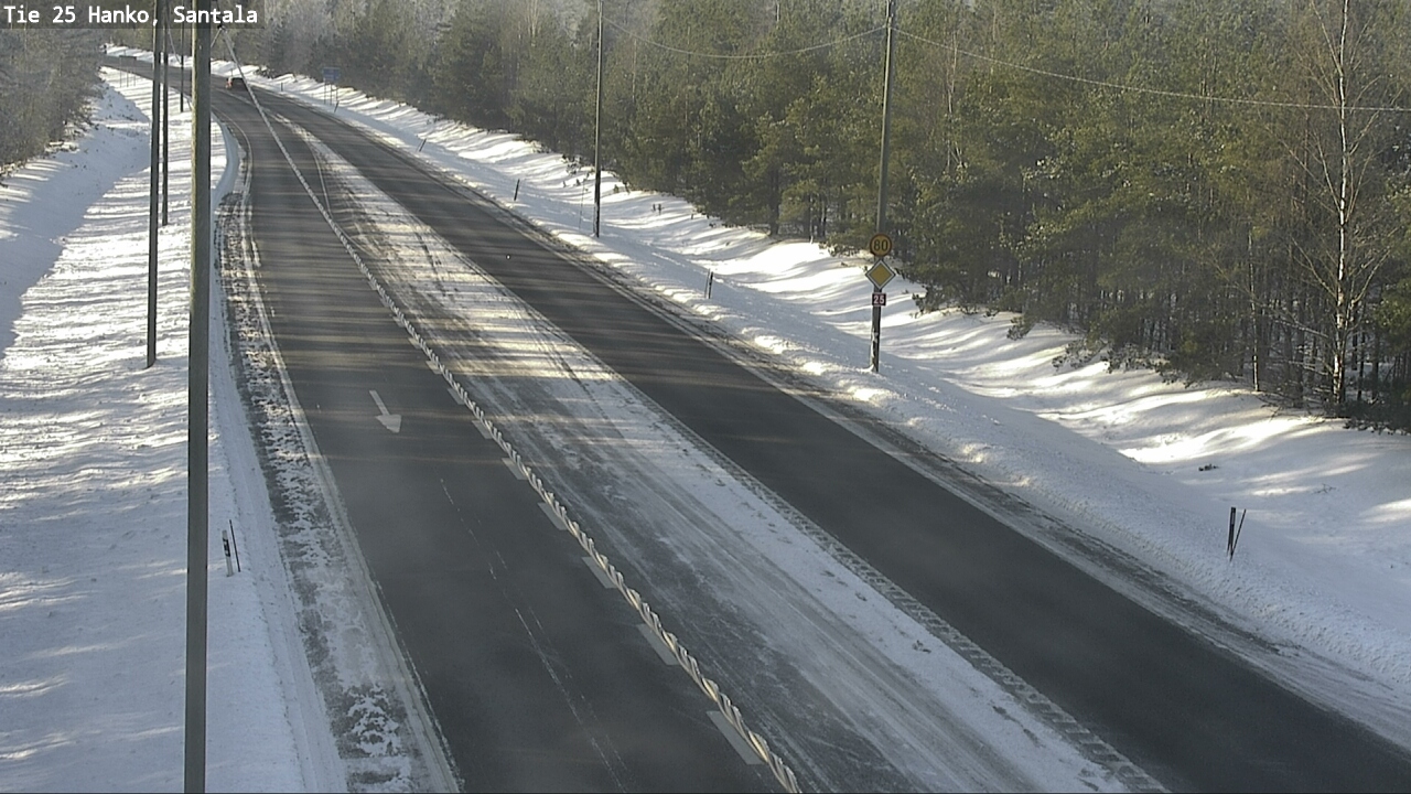 Weather Camera Image Road 25 Hanko, Santala, Hanko, Uusimaa