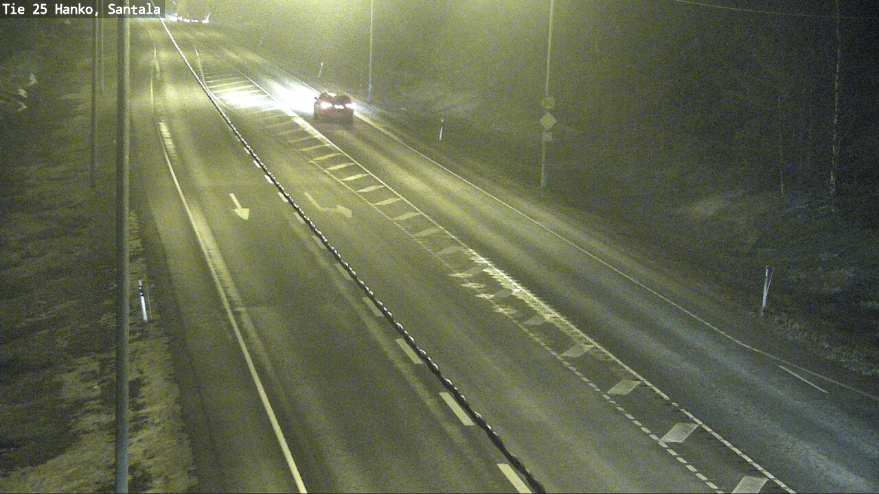 Weather Camera Image Road 25 Hanko, Santala, Hanko, Uusimaa