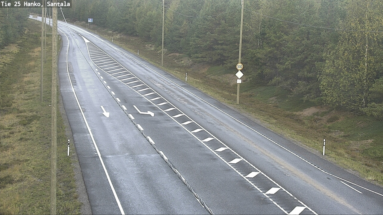Weather Camera Image Road 25 Hanko, Santala, Hanko, Uusimaa