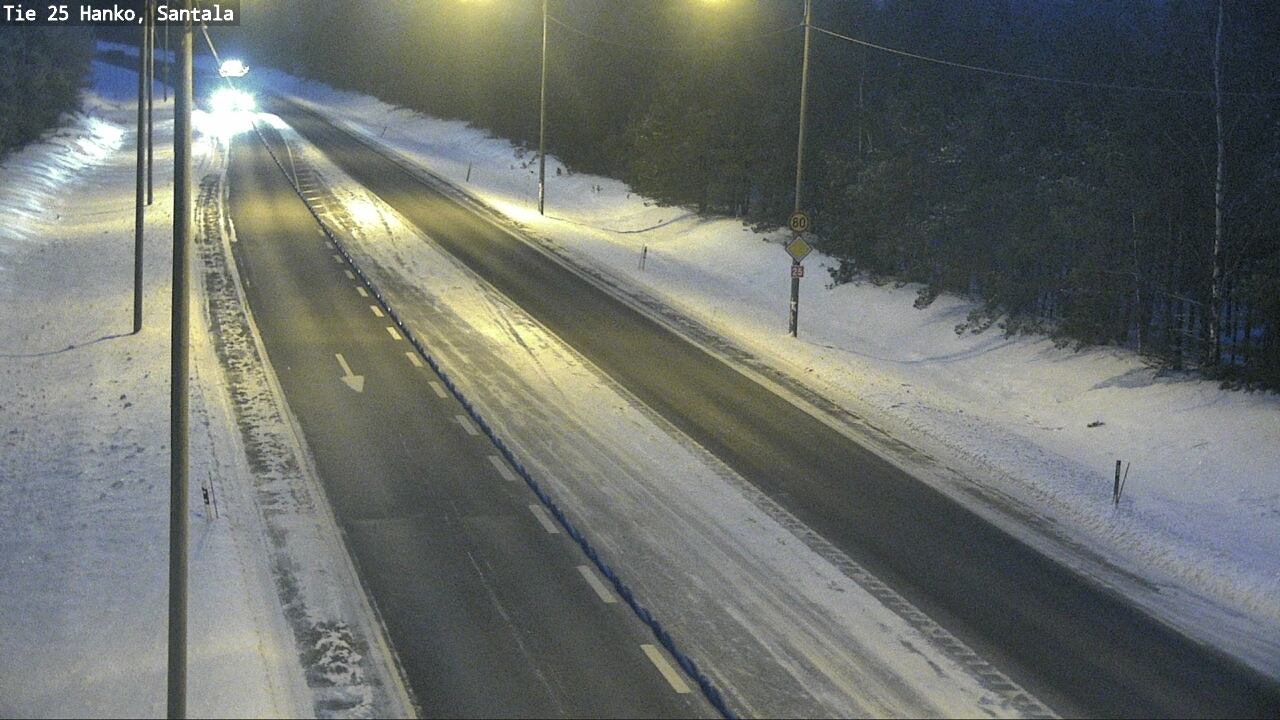 Weather Camera Image Road 25 Hanko, Santala, Hanko, Uusimaa