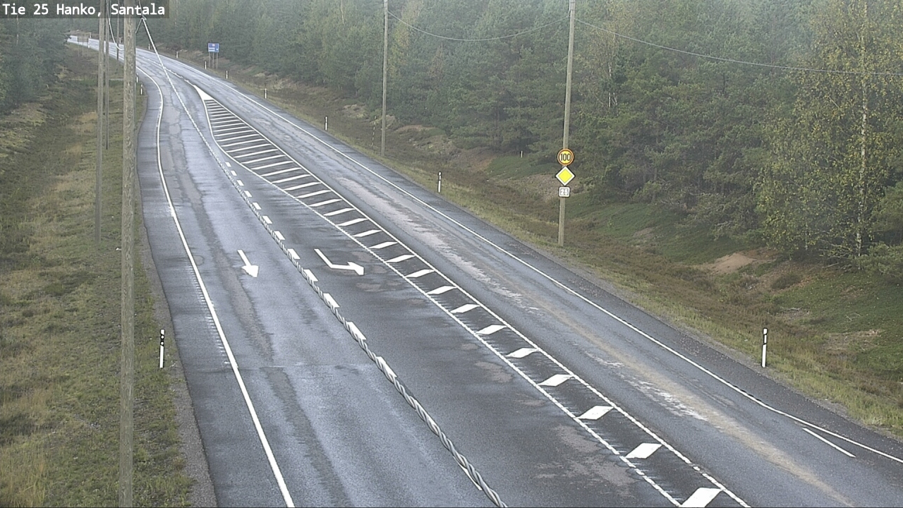 Weather Camera Image Road 25 Hanko, Santala, Hanko, Uusimaa