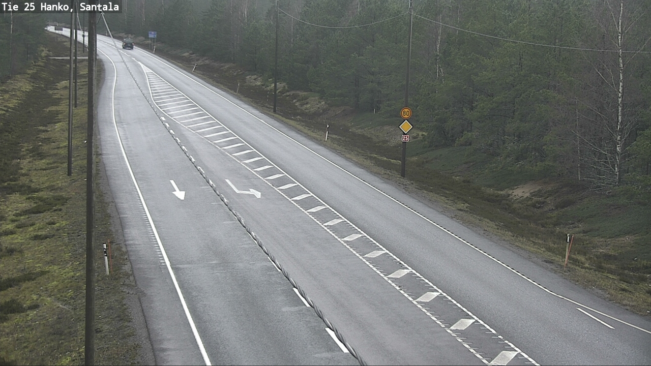 Weather Camera Image Road 25 Hanko, Santala, Hanko, Uusimaa