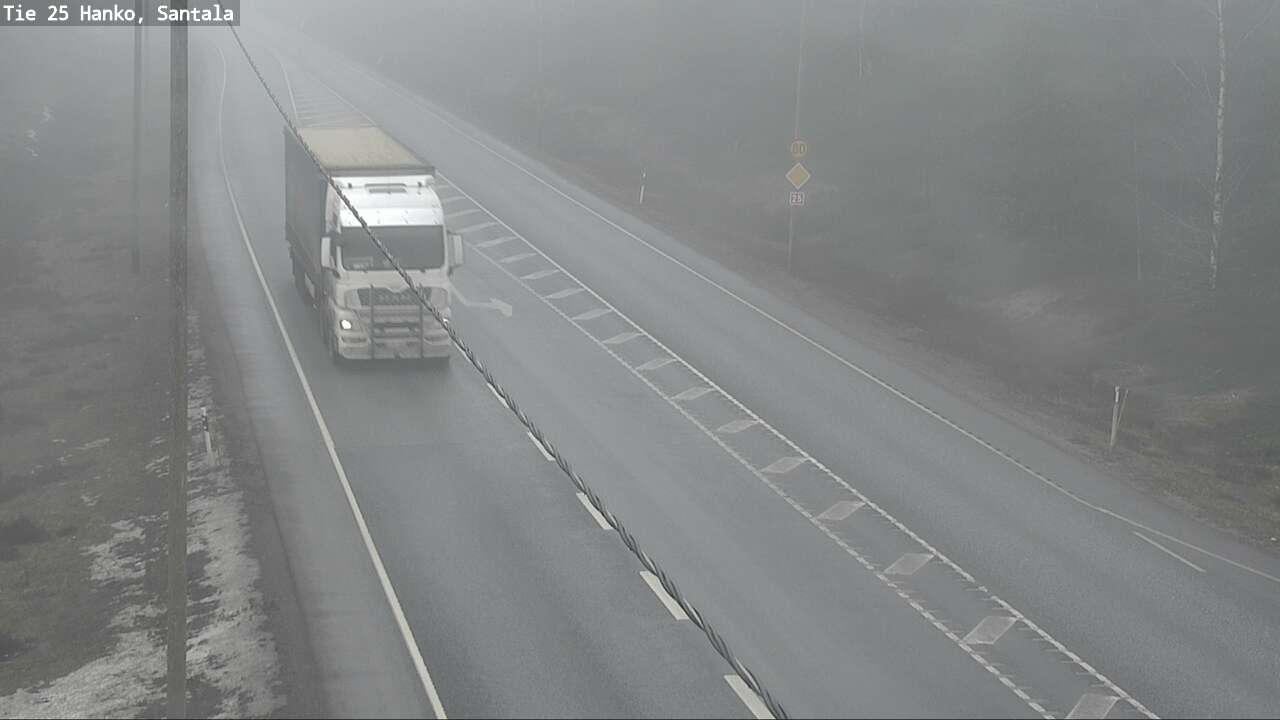 Weather Camera Image Road 25 Hanko, Santala, Hanko, Uusimaa