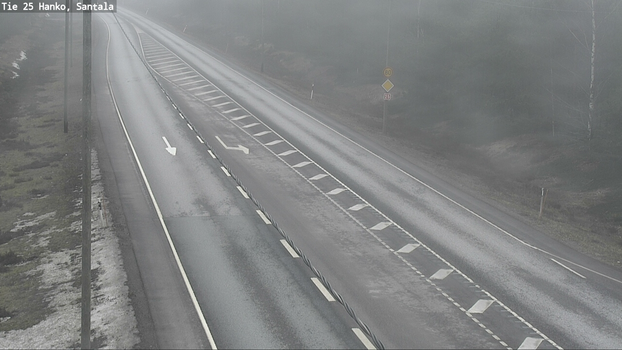 Weather Camera Image Road 25 Hanko, Santala, Hanko, Uusimaa