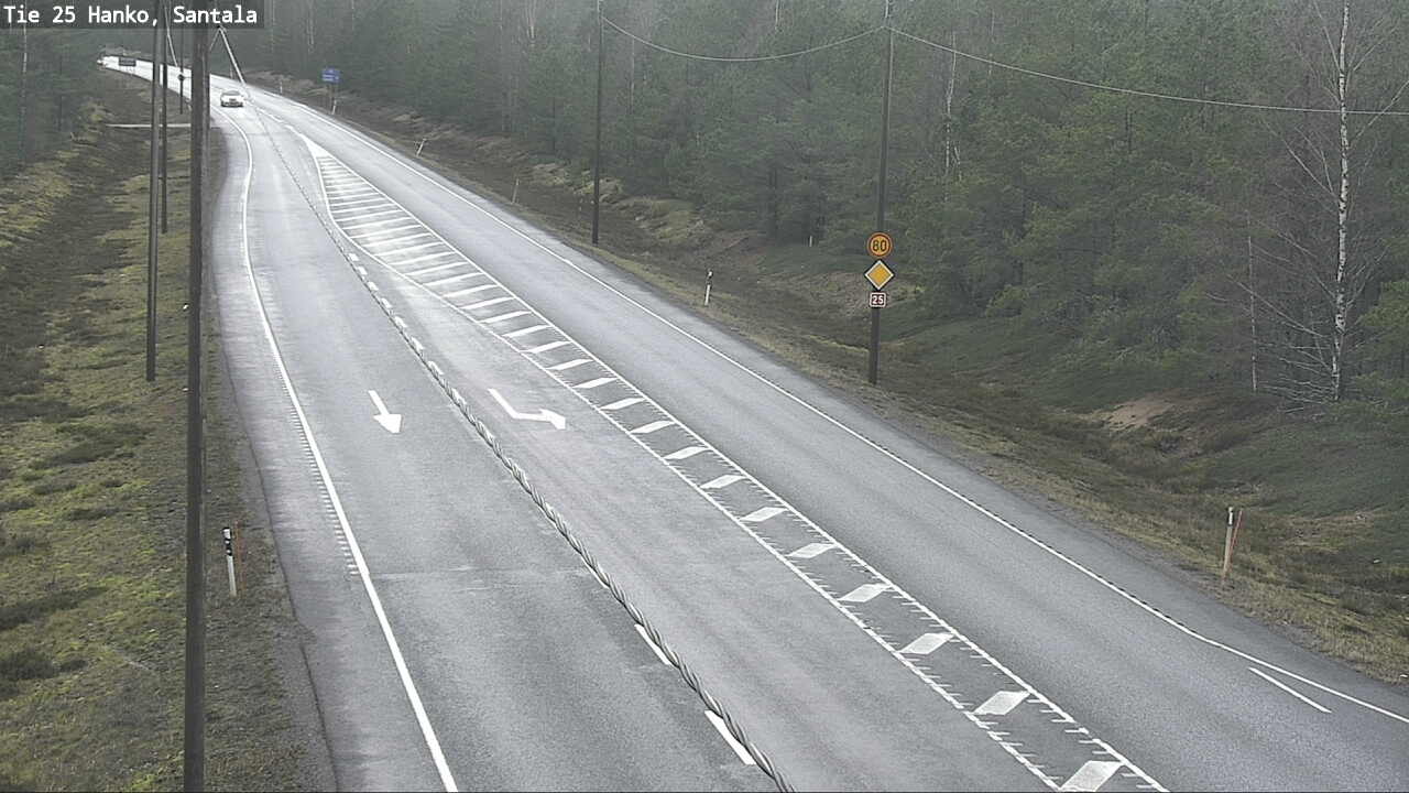 Weather Camera Image Road 25 Hanko, Santala, Hanko, Uusimaa