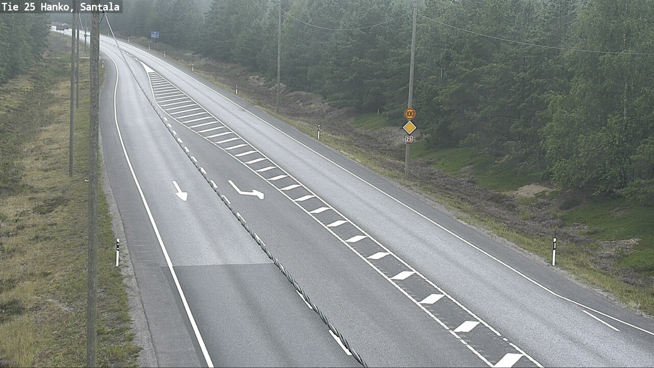 Weather Camera Image Väg 25 Hangö, Sandö, Hanko, Uusimaa