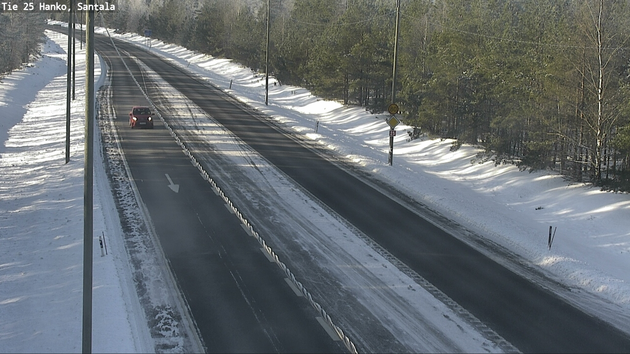 Weather Camera Image Road 25 Hanko, Santala, Hanko, Uusimaa