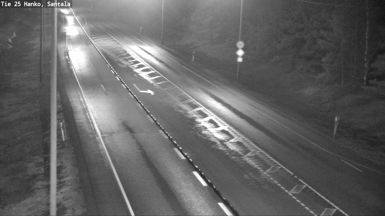 Weather Camera Image Road 25 Hanko, Santala, Hanko, Uusimaa