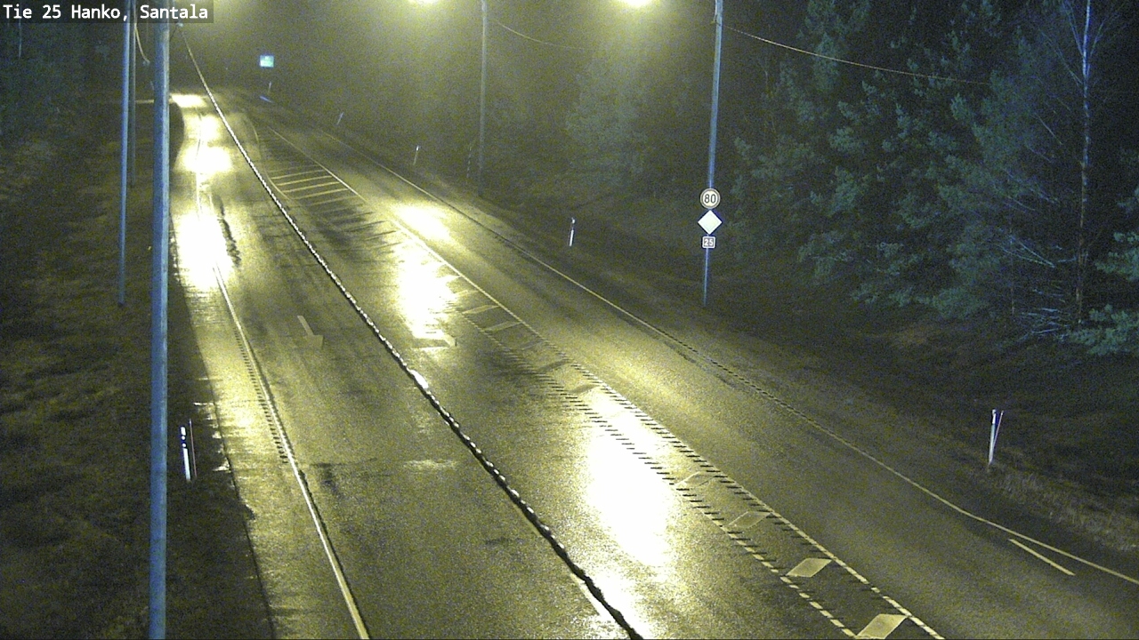 Weather Camera Image Road 25 Hanko, Santala, Hanko, Uusimaa