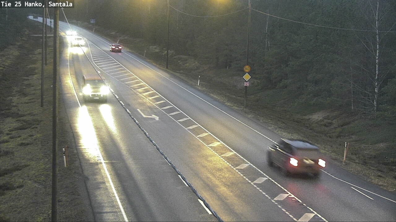 Weather Camera Image Väg 25 Hangö, Sandö, Hanko, Uusimaa