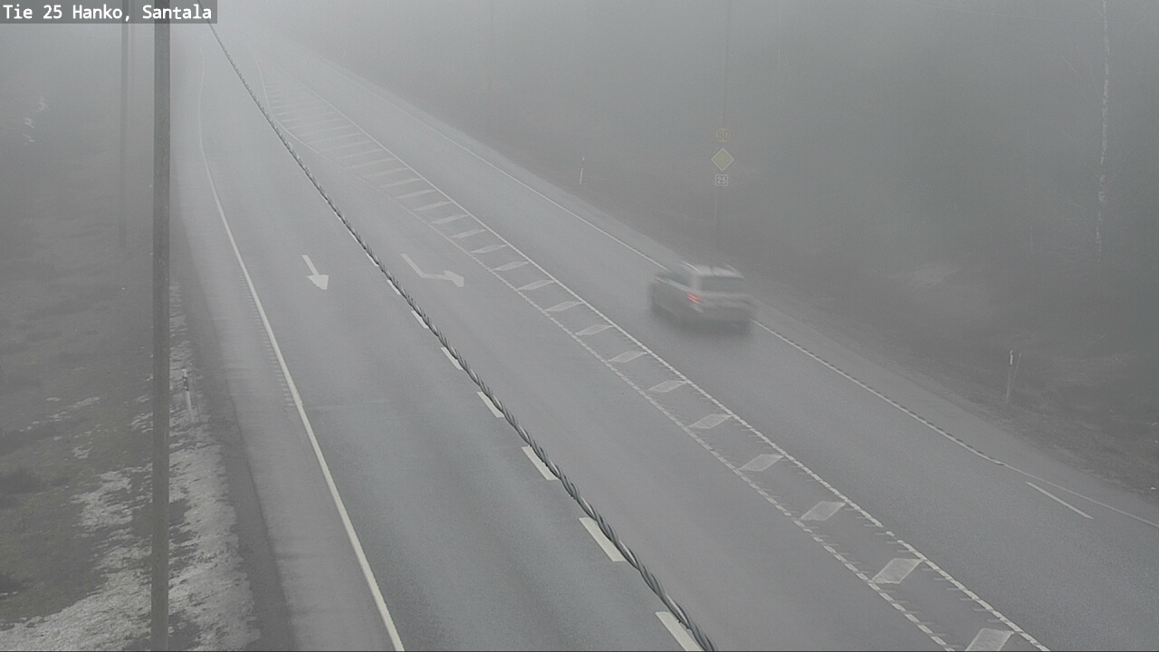 Weather Camera Image Road 25 Hanko, Santala, Hanko, Uusimaa