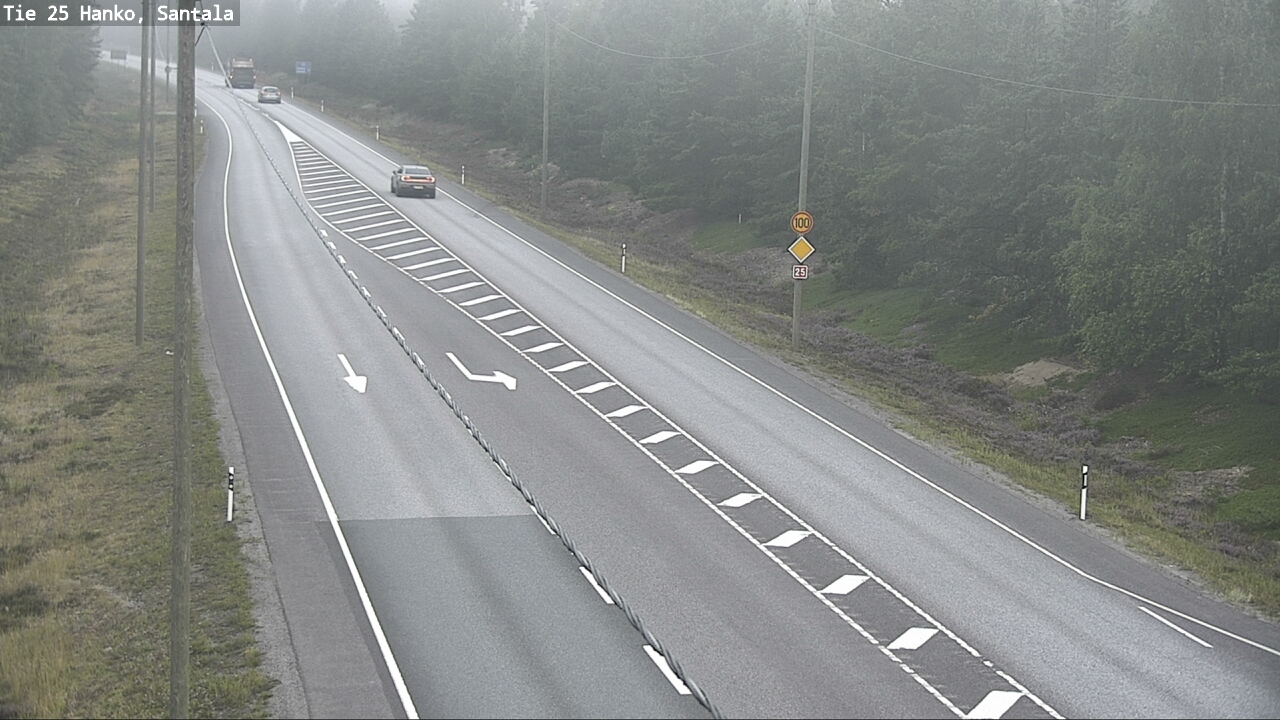 Weather Camera Image Väg 25 Hangö, Sandö, Hanko, Uusimaa