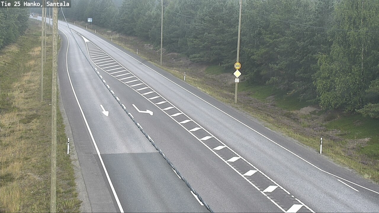 Weather Camera Image Väg 25 Hangö, Sandö, Hanko, Uusimaa