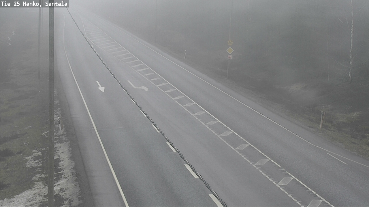 Weather Camera Image Road 25 Hanko, Santala, Hanko, Uusimaa