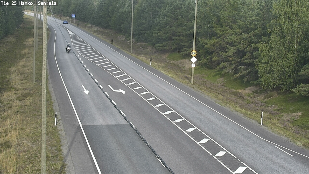 Weather Camera Image Väg 25 Hangö, Sandö, Hanko, Uusimaa