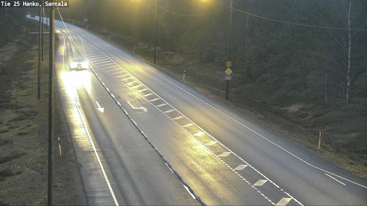 Weather Camera Image Väg 25 Hangö, Sandö, Hanko, Uusimaa