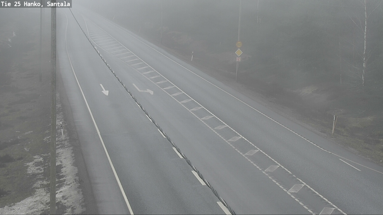 Weather Camera Image Road 25 Hanko, Santala, Hanko, Uusimaa