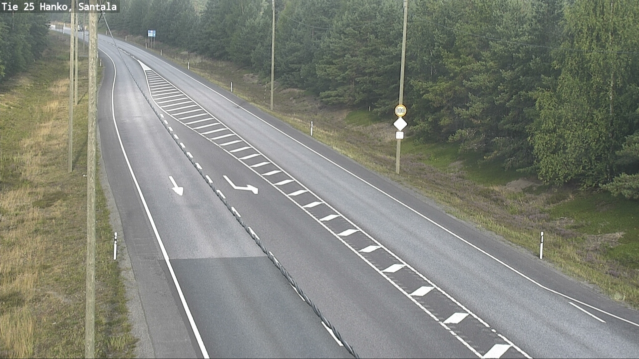 Weather Camera Image Väg 25 Hangö, Sandö, Hanko, Uusimaa