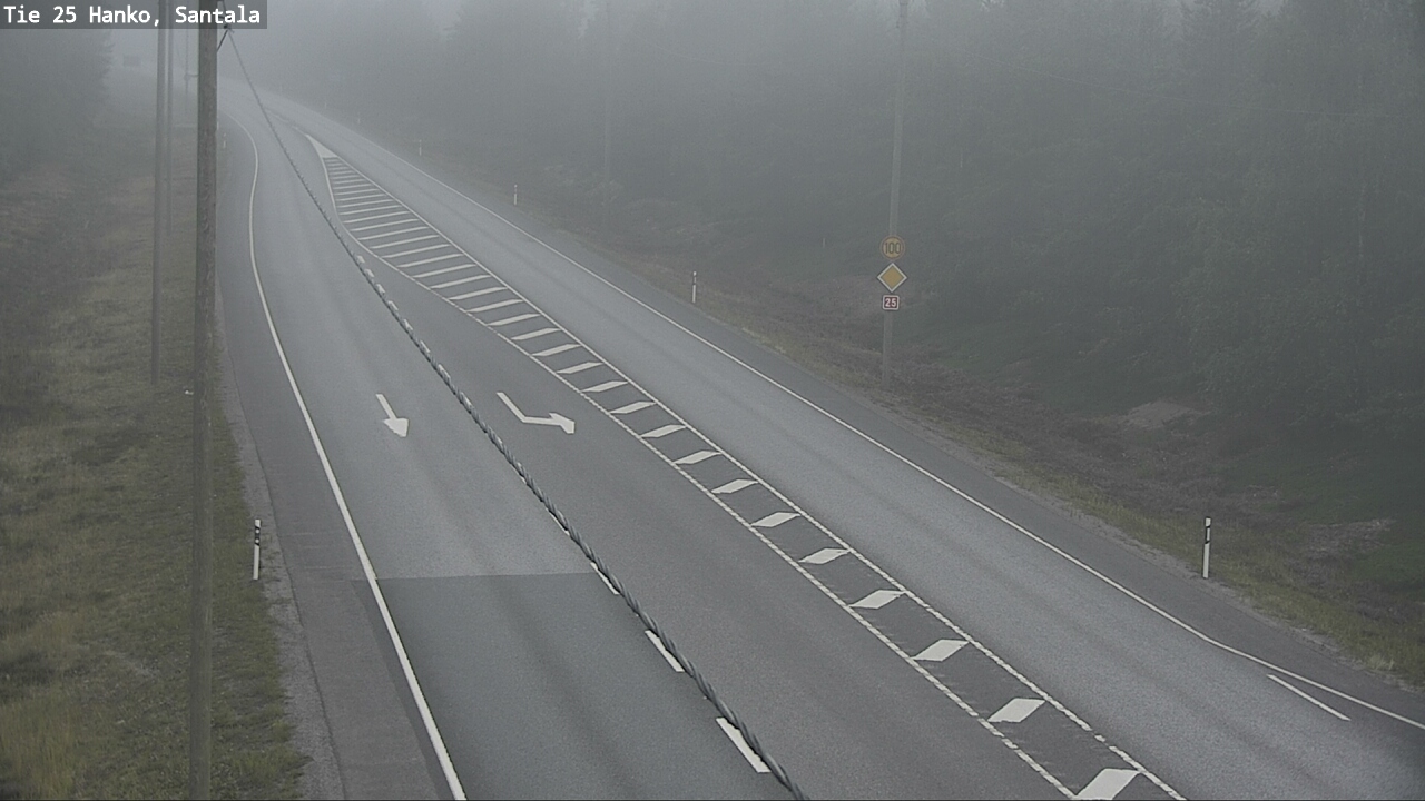 Weather Camera Image Väg 25 Hangö, Sandö, Hanko, Uusimaa