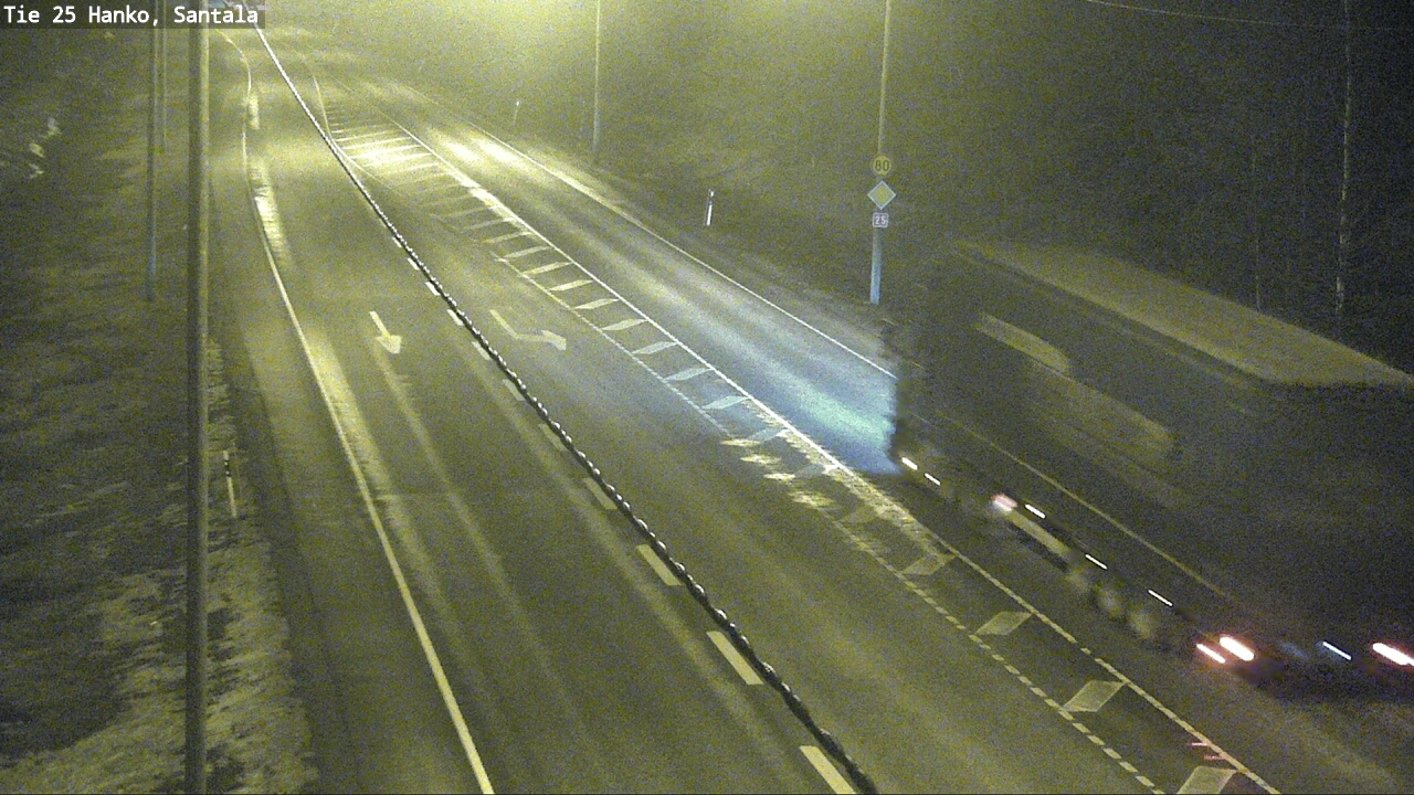 Weather Camera Image Road 25 Hanko, Santala, Hanko, Uusimaa